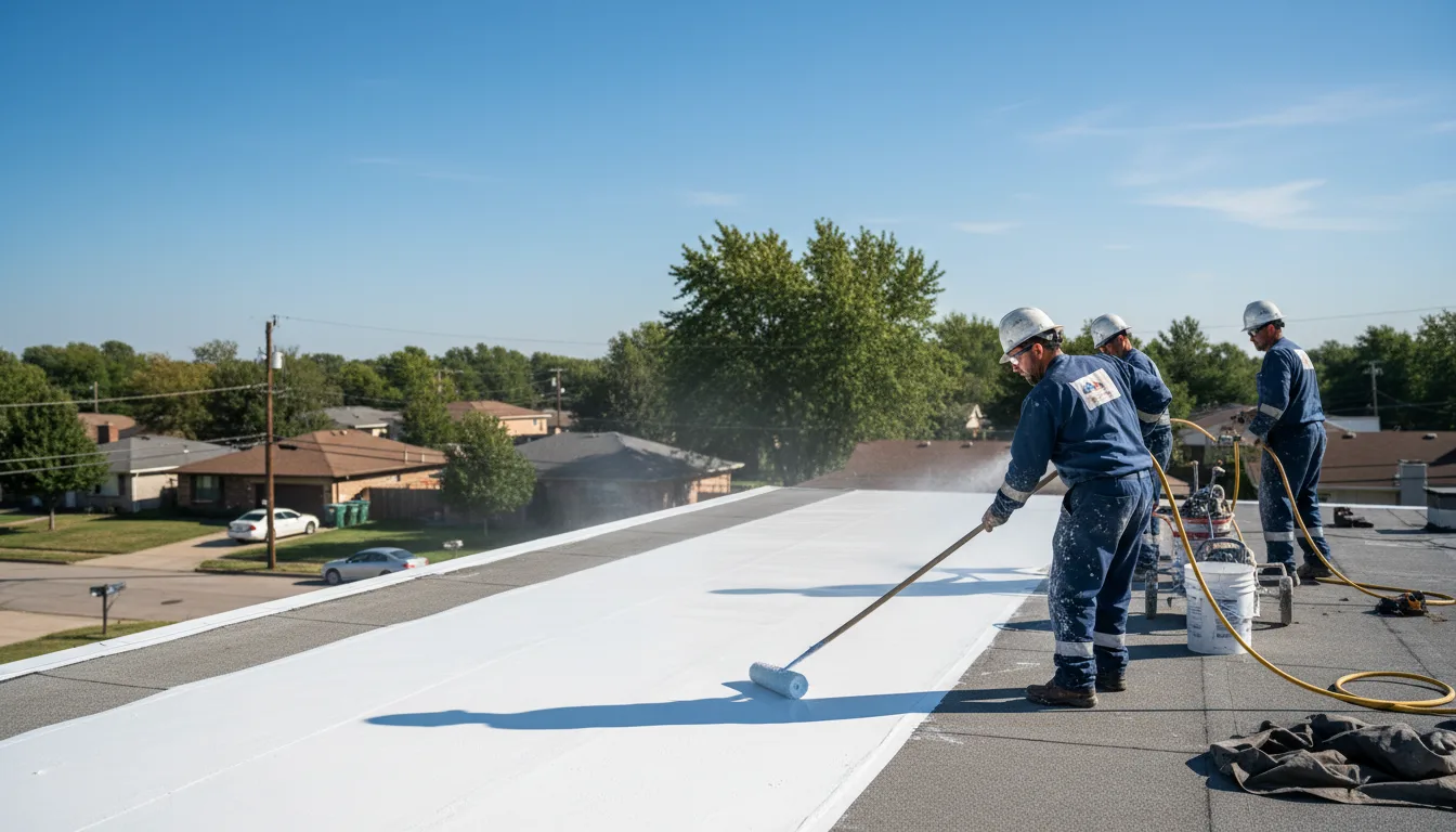 Commercial roof coating in Winchester, IL near me
